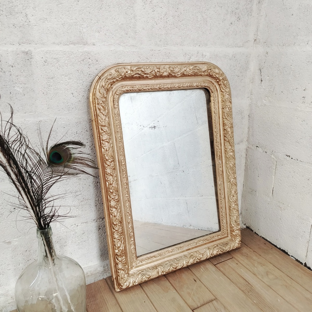 Miroir doré ancien
