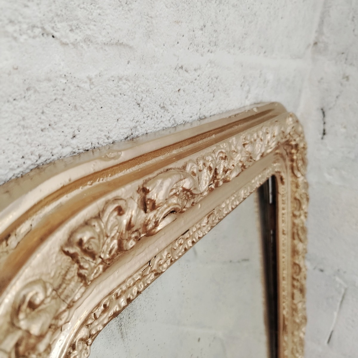 Miroir doré ancien – Image 3