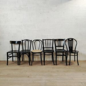 Série de 6 chaises Bistrot