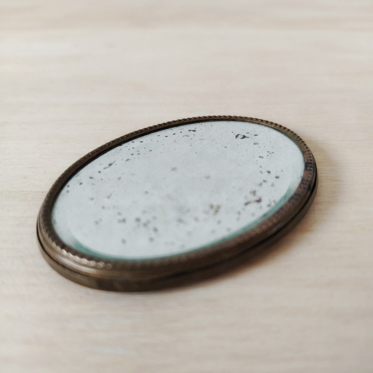 Miroir de poche ancien - Porte-photo – Image 3