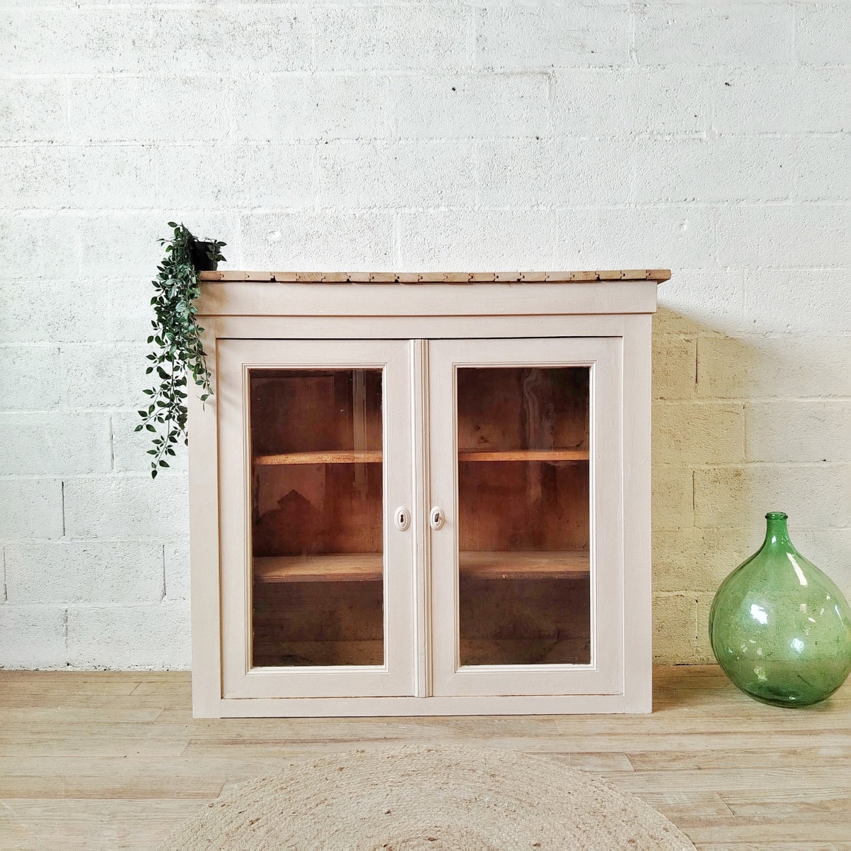 Vitrine basse Lin & Bois