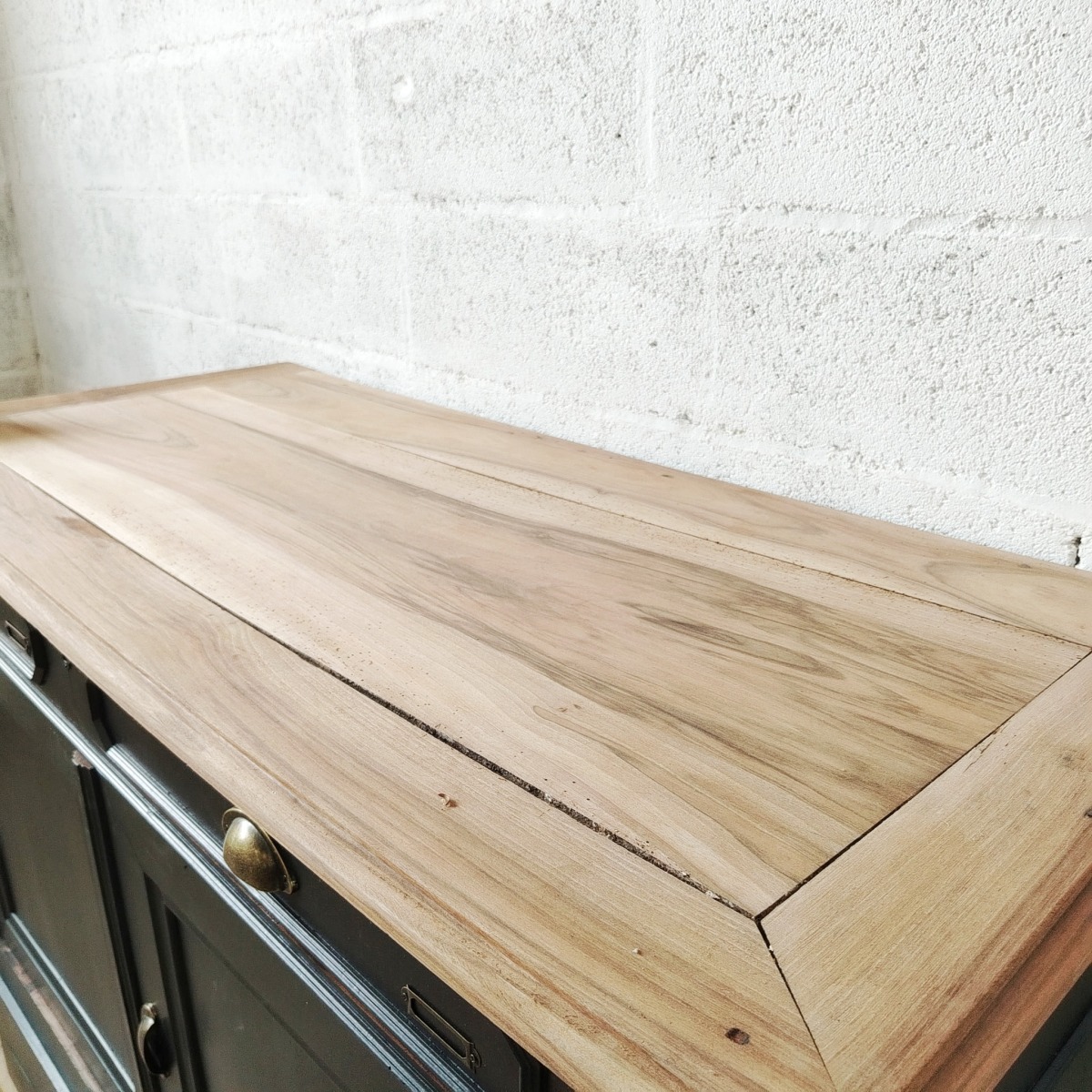 Buffet noir et bois – Image 6