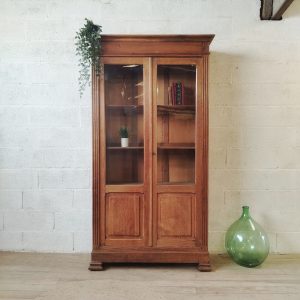 Vitrine bibliothèque en Chêne