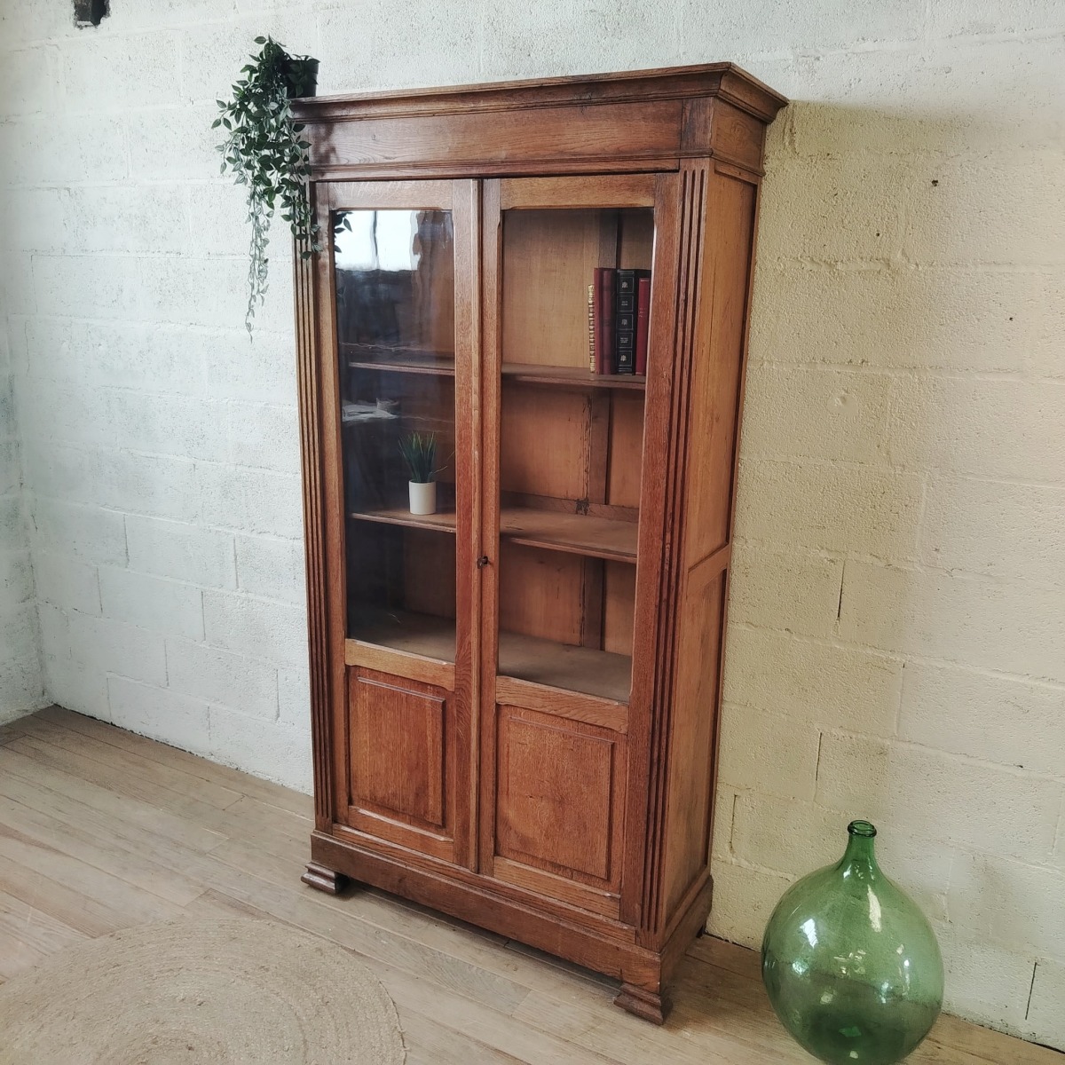 Vitrine bibliothèque en Chêne – Image 6