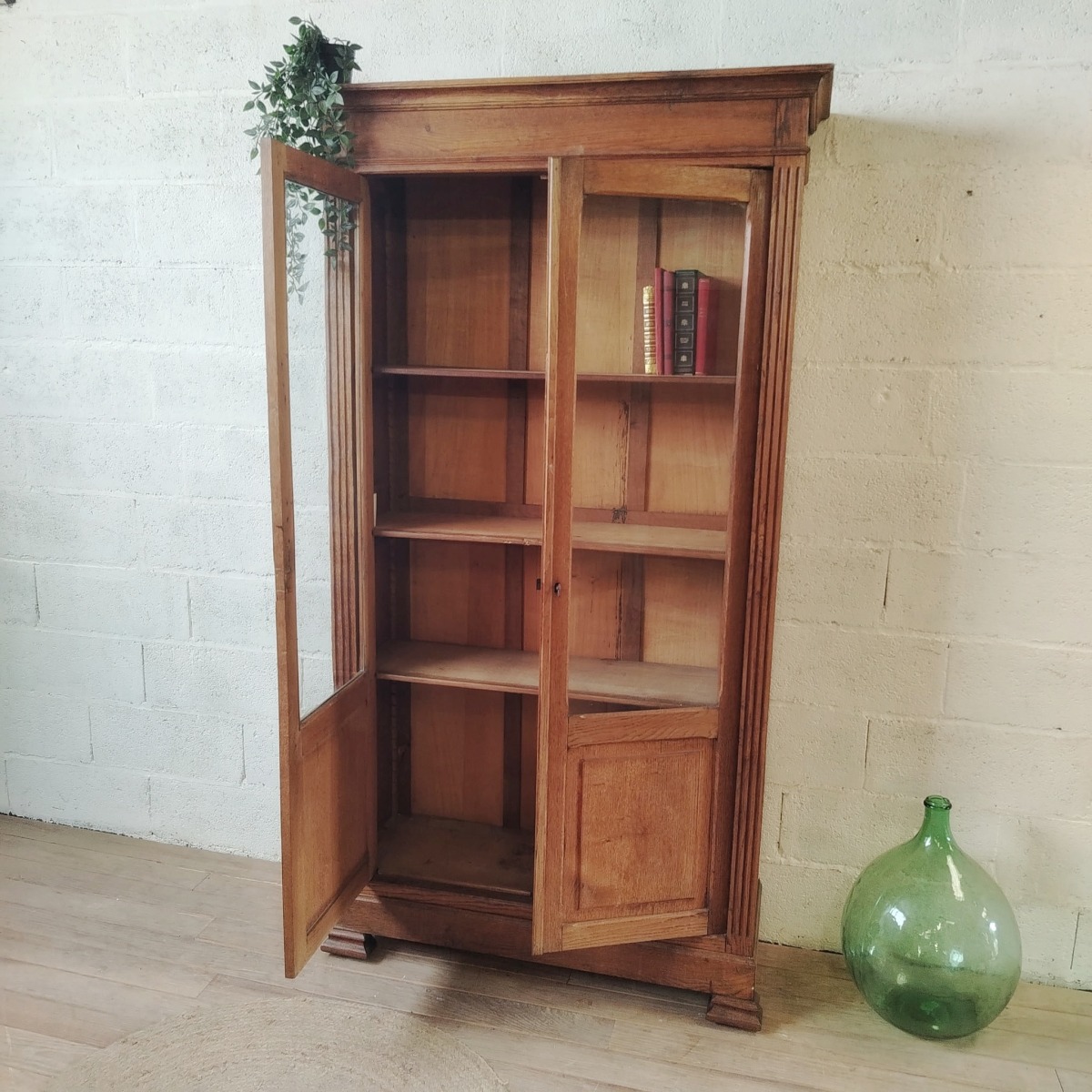 Vitrine bibliothèque en Chêne – Image 2