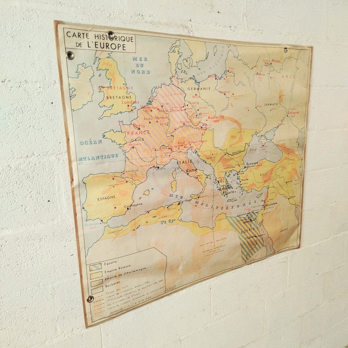 Carte d'école ancienne – Image 3