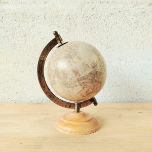 Globe terrestre vintage