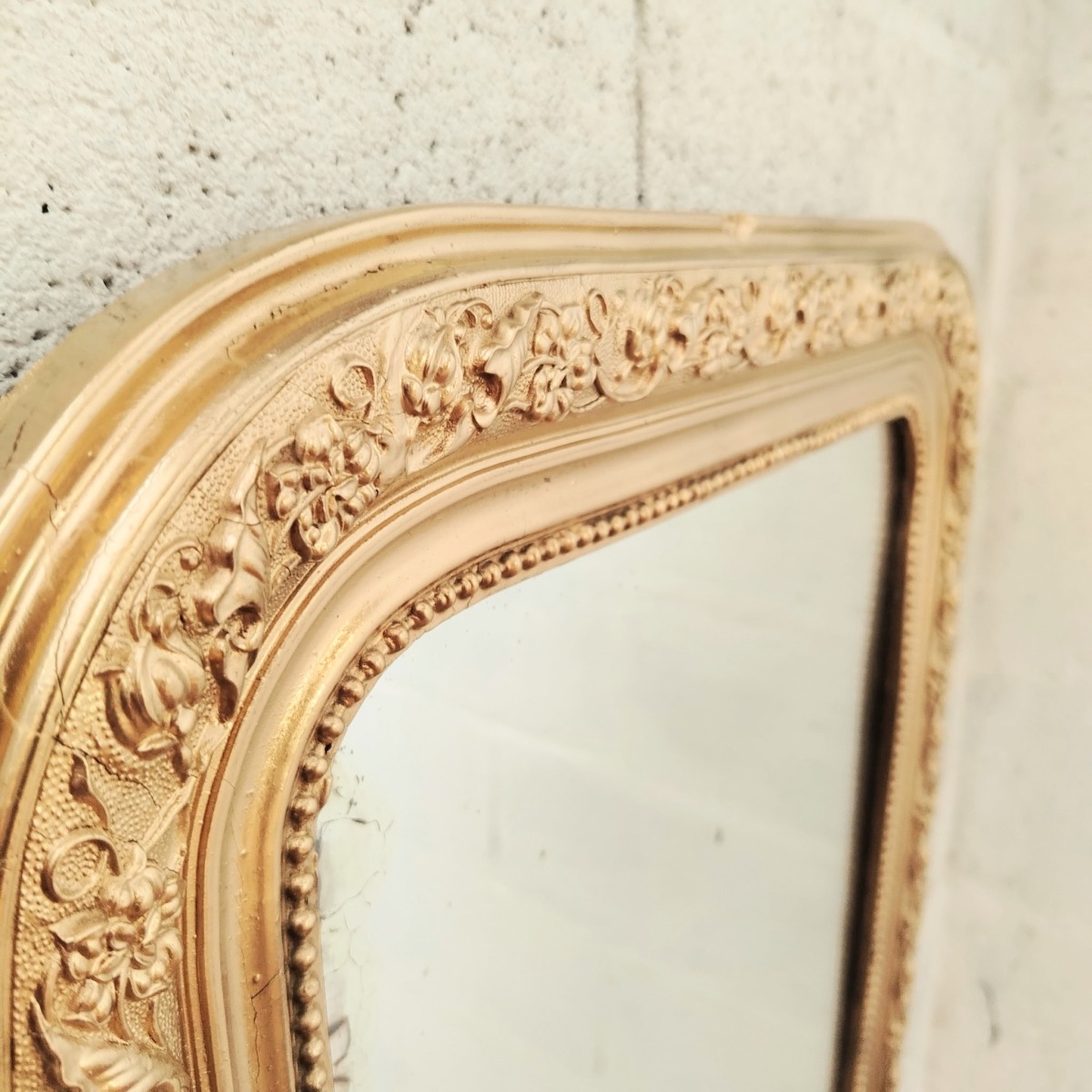 Miroir doré ancien – Image 2