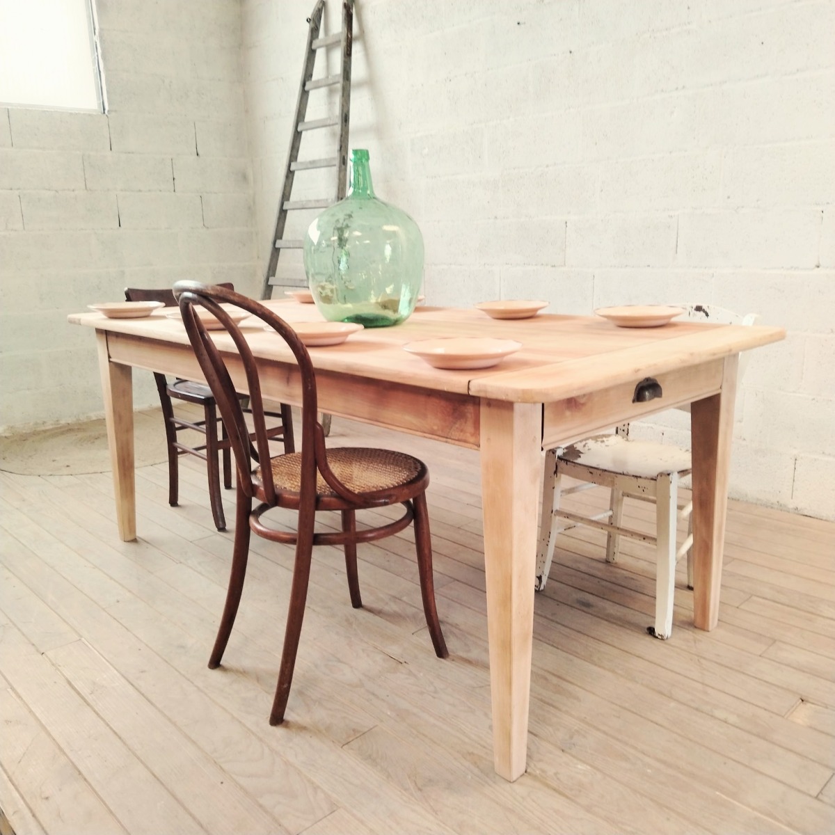 Table de ferme XXL à rallonges – Image 2