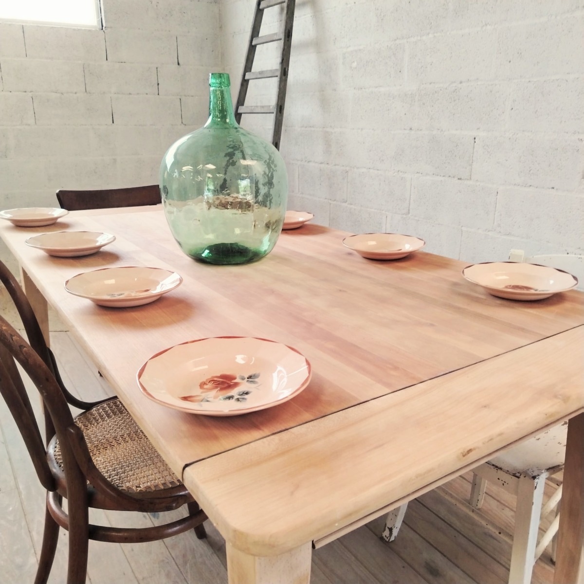 Table de ferme XXL à rallonges – Image 3