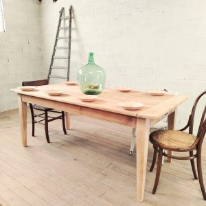 Table de ferme XXL à rallonges