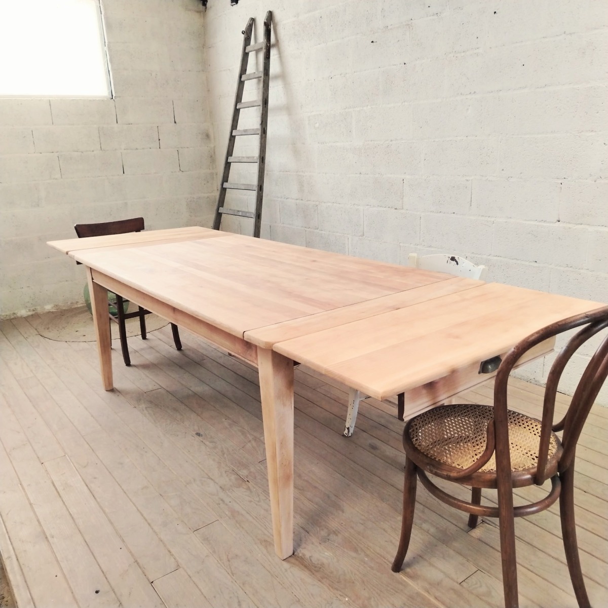 Table de ferme XXL à rallonges – Image 5