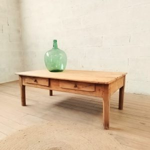 Table basse XL en bois naturel