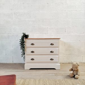 Commode lin et bois
