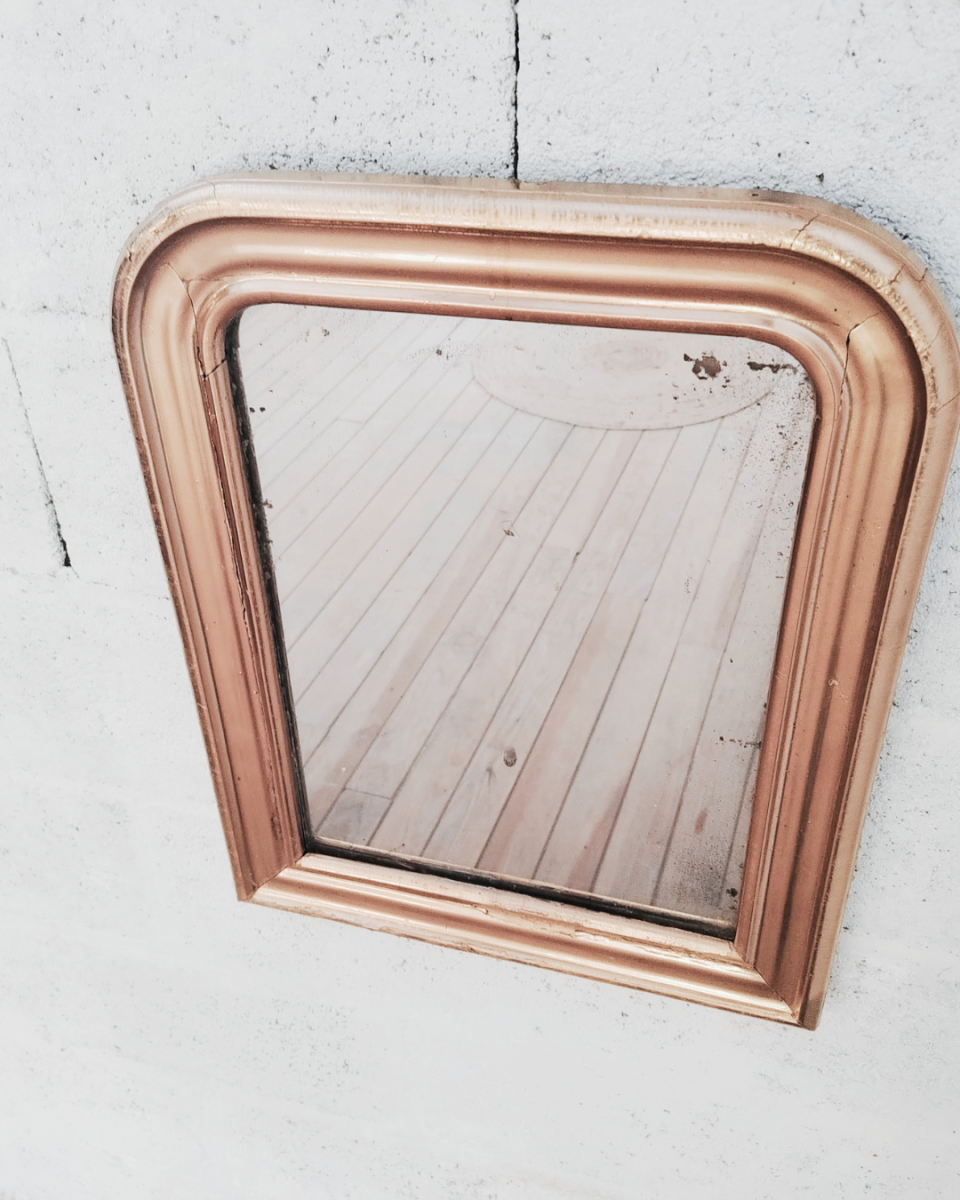 Miroir doré ancien – Image 2