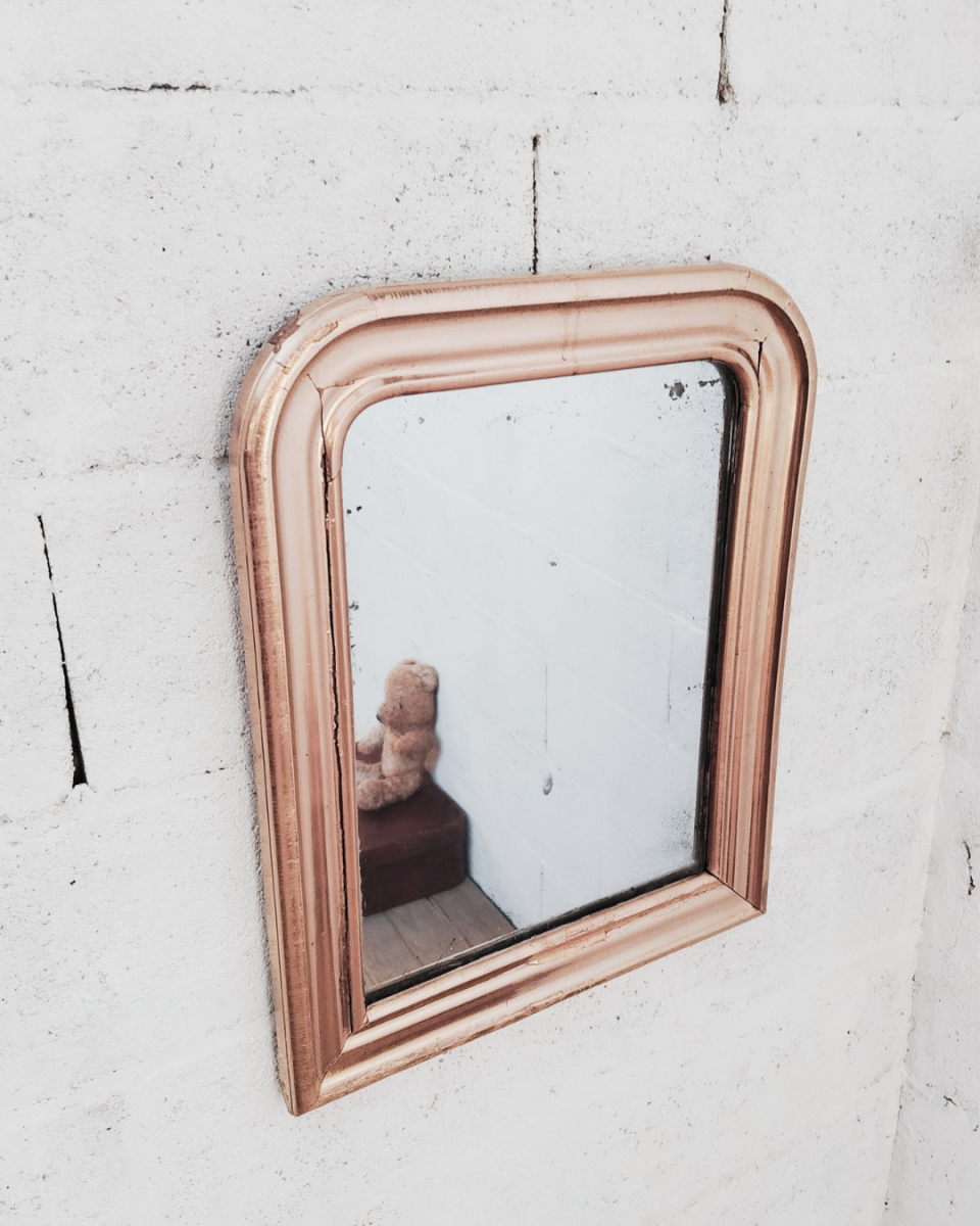 Miroir doré ancien – Image 4