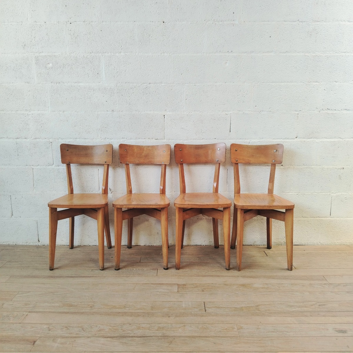 Série de 4 chaises Bistrot Luterma