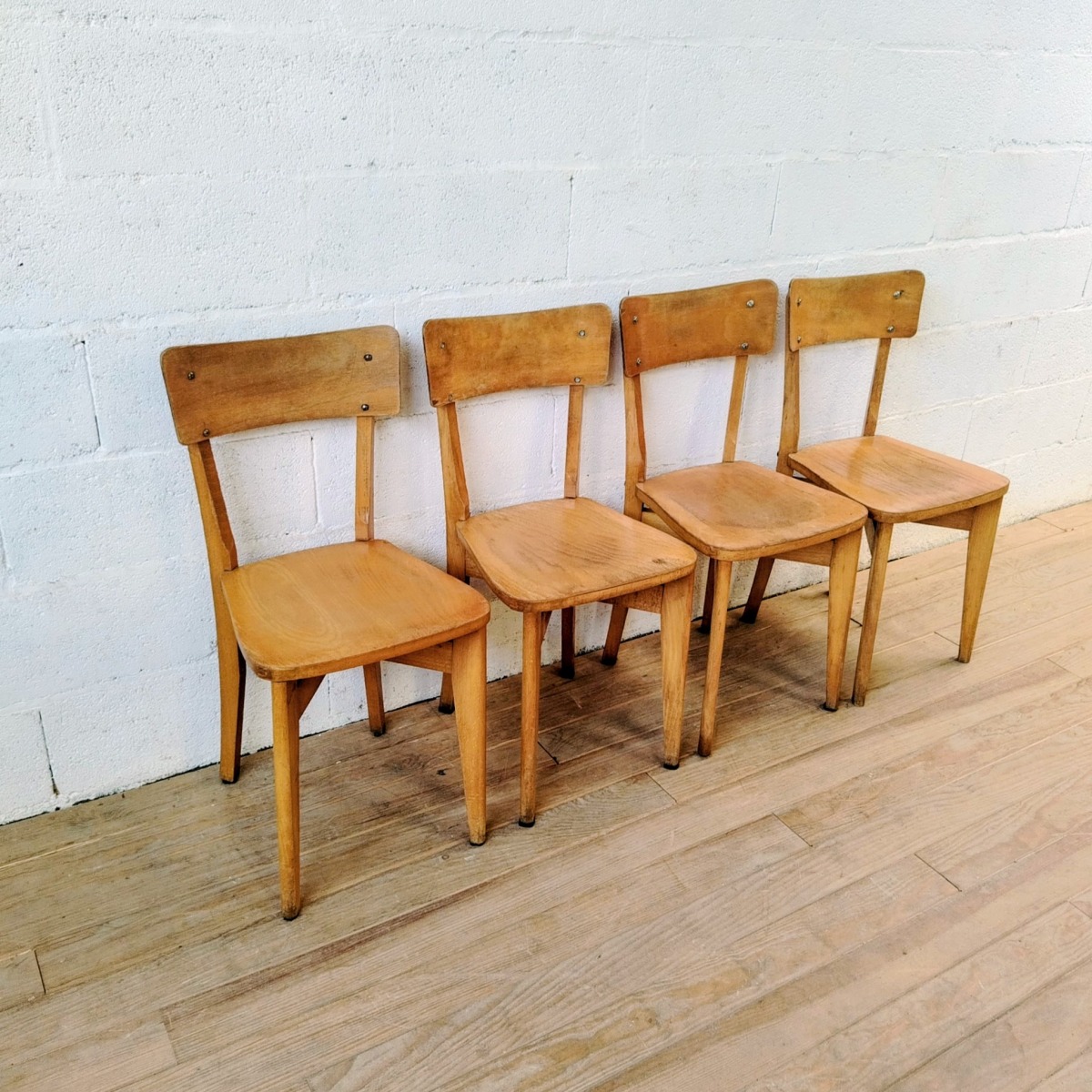 Série de 4 chaises Bistrot Luterma – Image 2