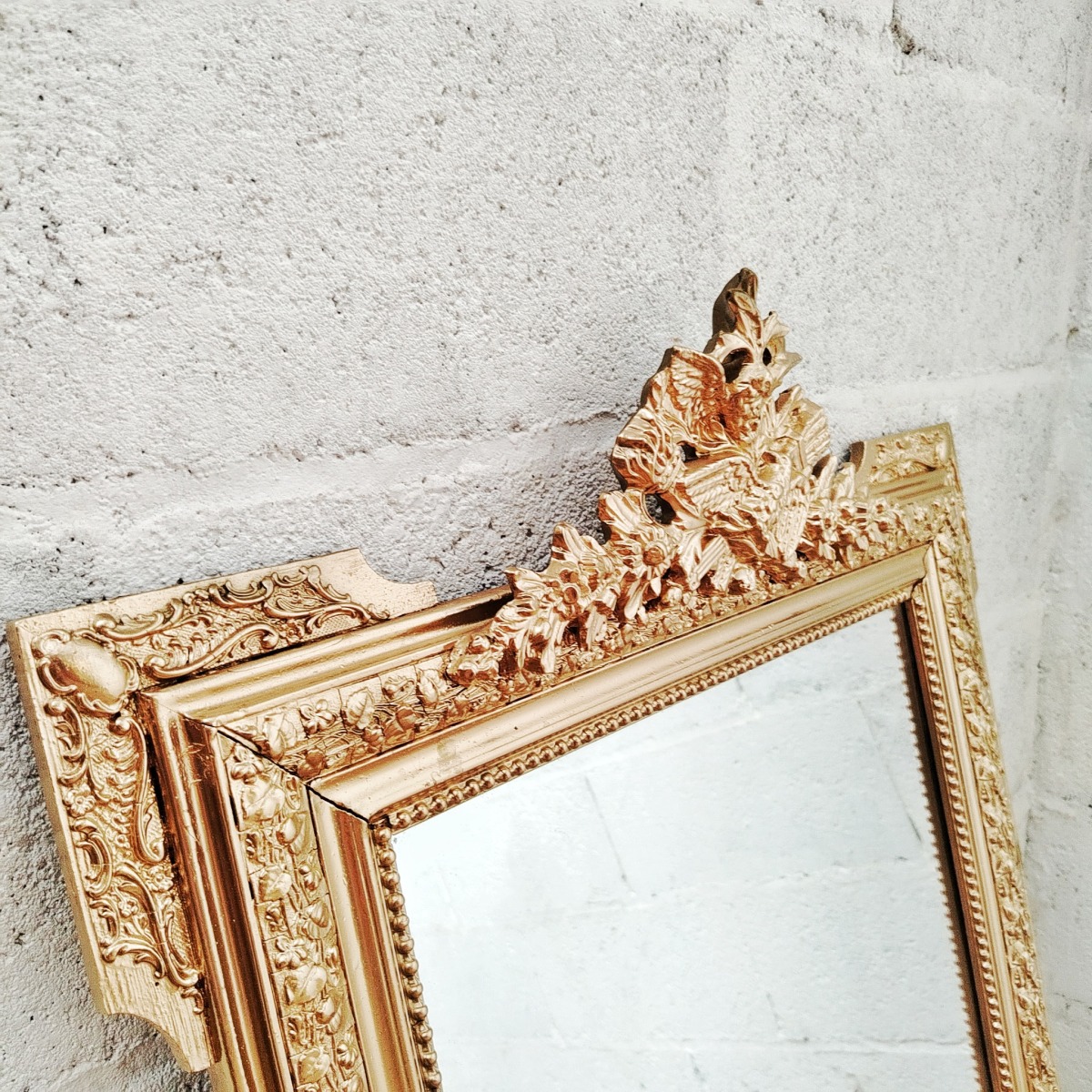 Miroir doré ancien – Image 3