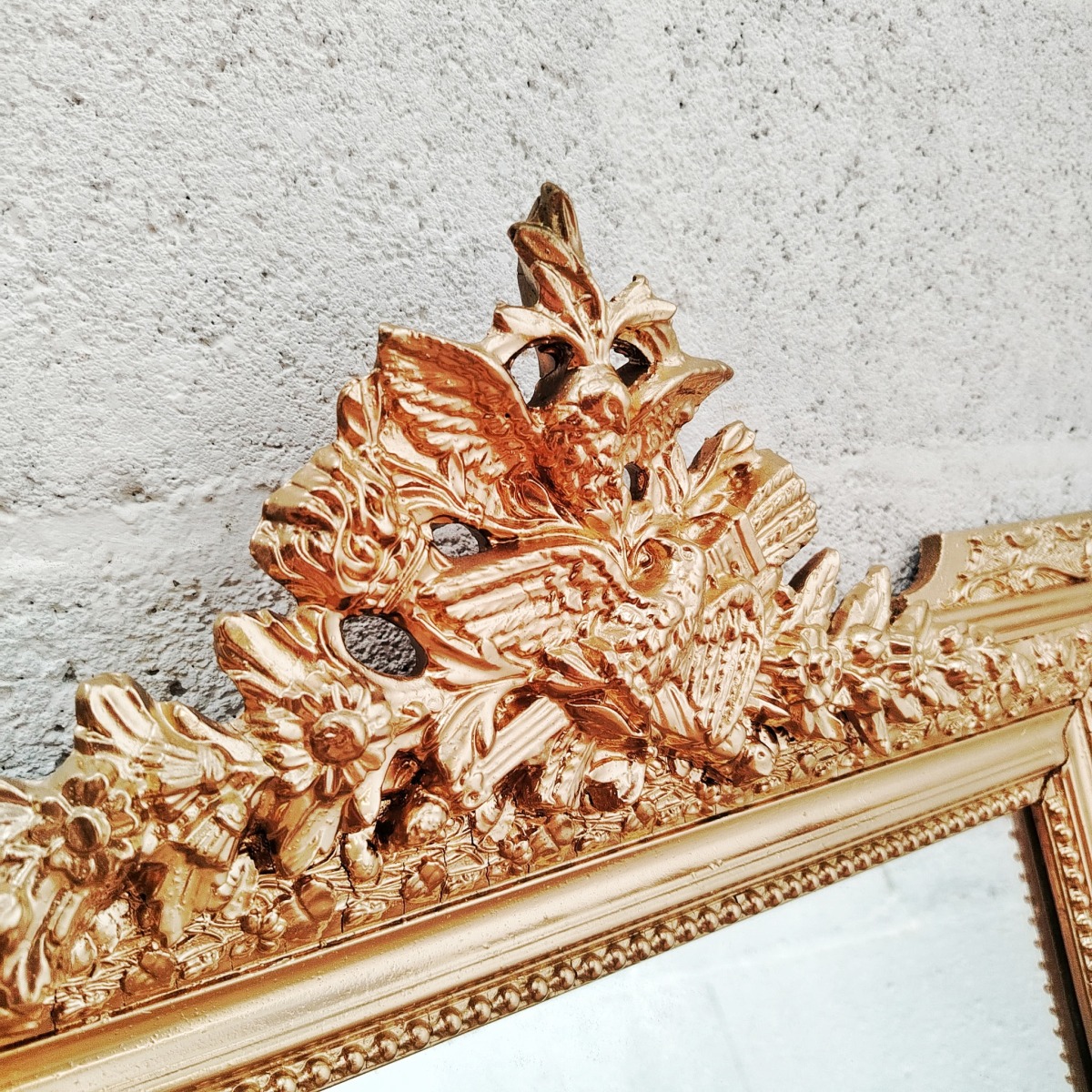 Miroir doré ancien – Image 5