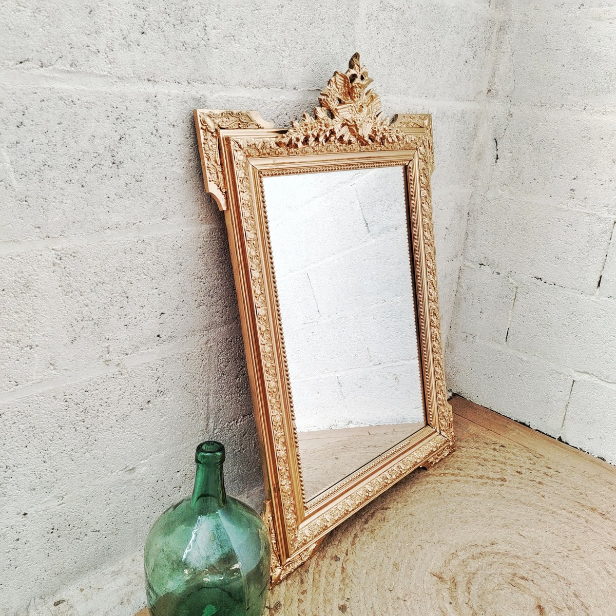 Miroir doré ancien – Image 2