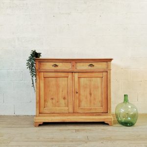 Buffet comptoir en bois naturel
