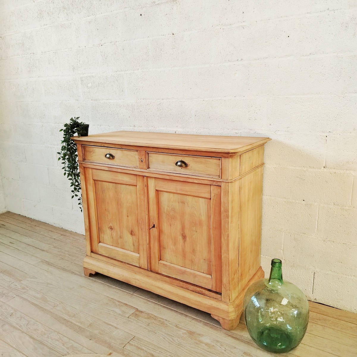 Buffet comptoir en bois naturel – Image 4
