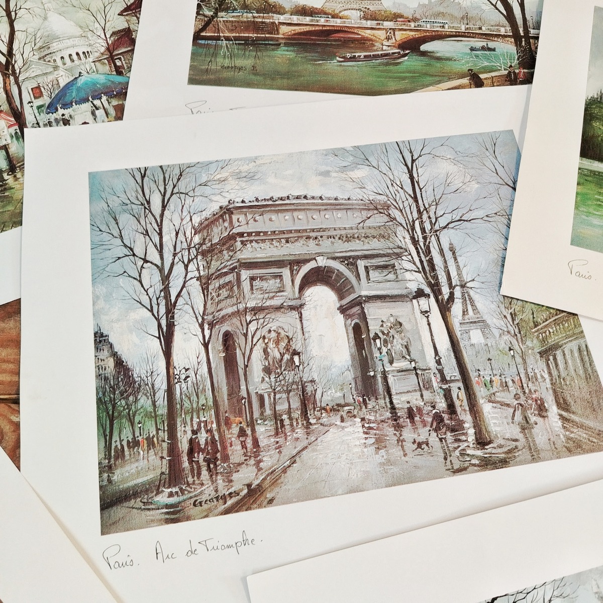 Série de 6 affiches "Monuments de Paris" – Image 6