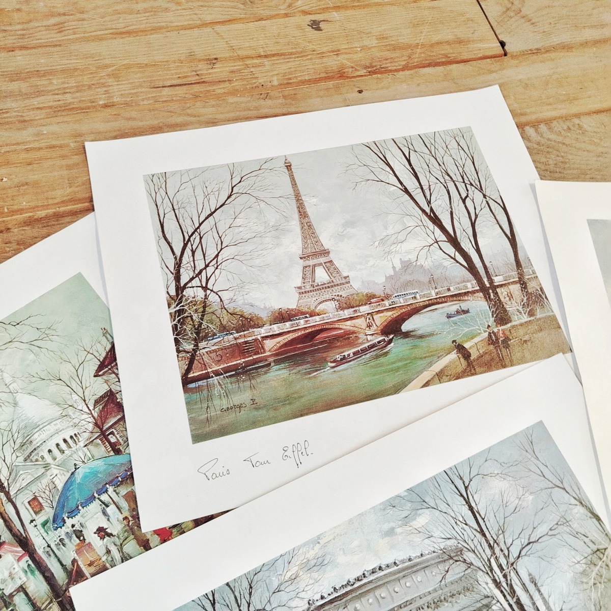 Série de 6 affiches "Monuments de Paris" – Image 3