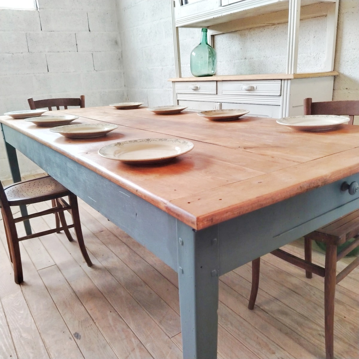 Table de ferme XXL à rallonge – Image 3