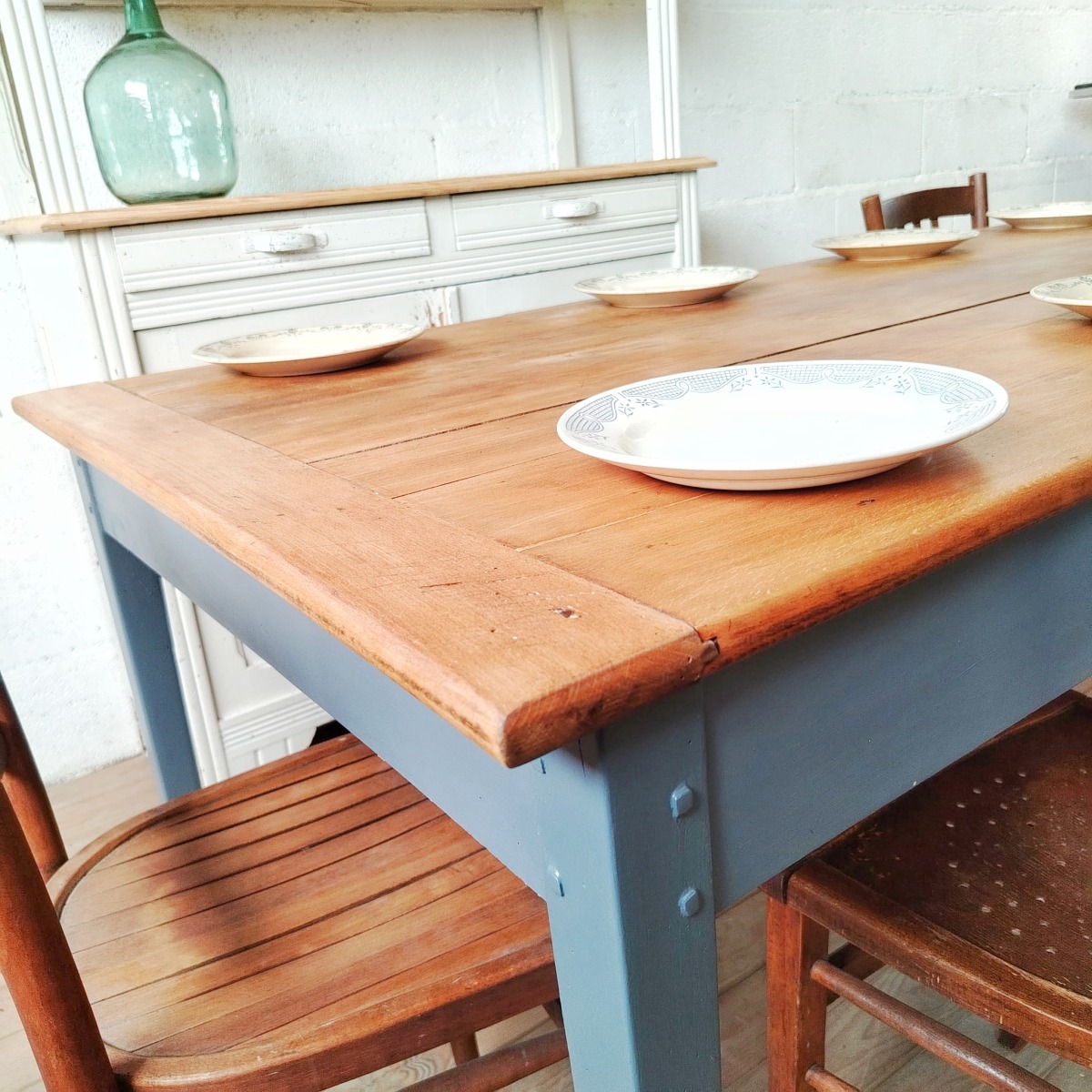 Table de ferme XXL à rallonge – Image 6