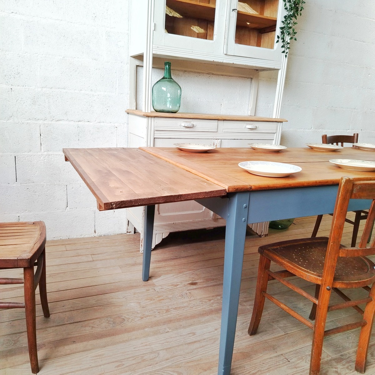 Table de ferme XXL à rallonge – Image 5