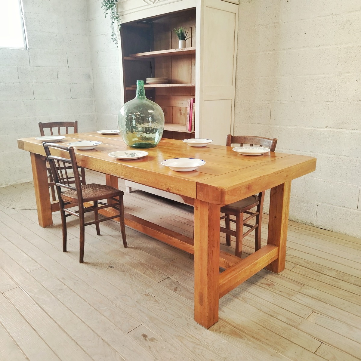 Table fermière à rallonges – Image 7
