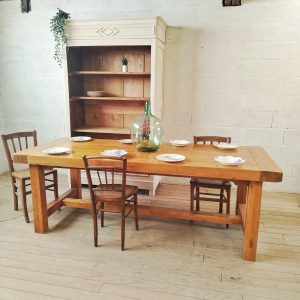 Table fermière à rallonges