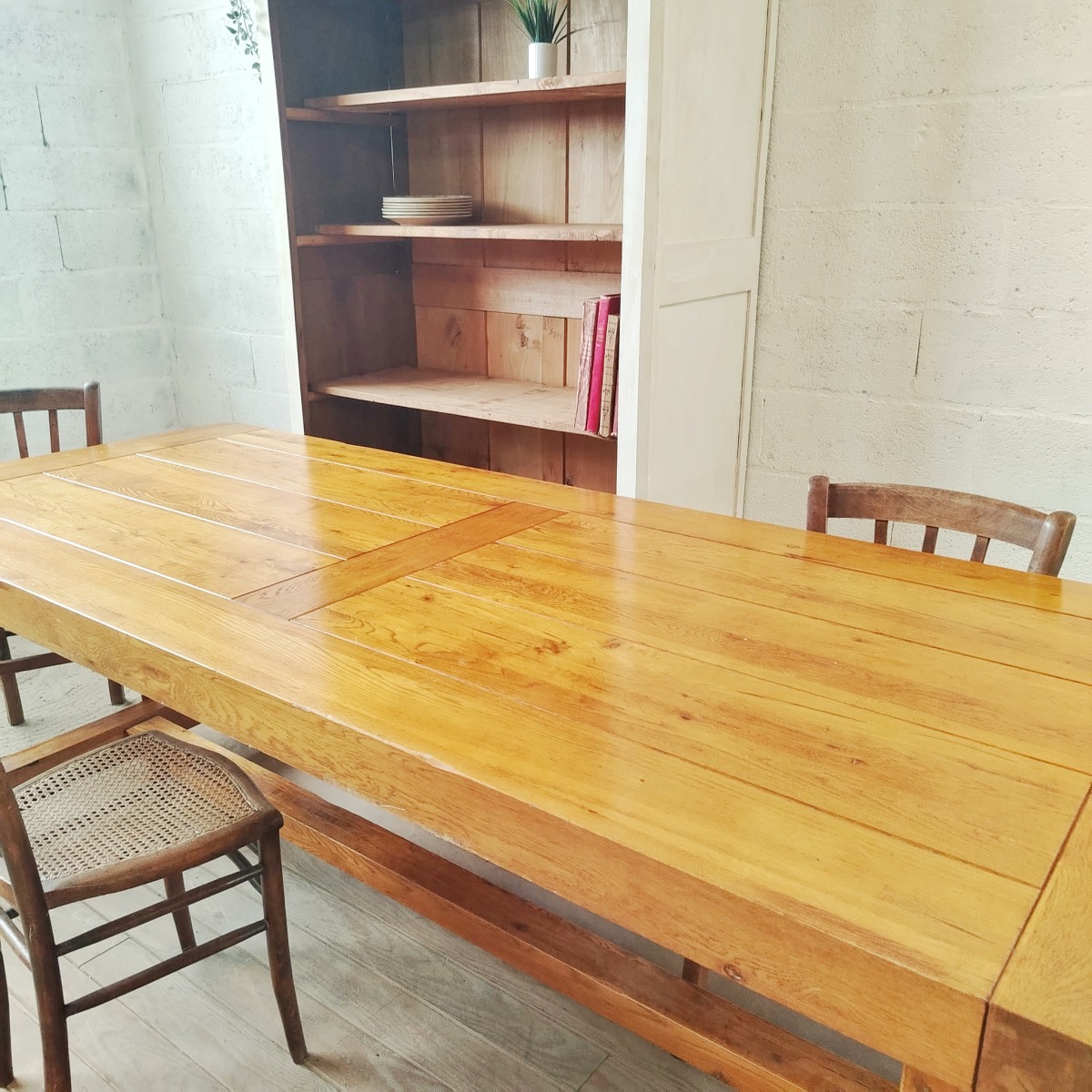 Table fermière à rallonges – Image 3