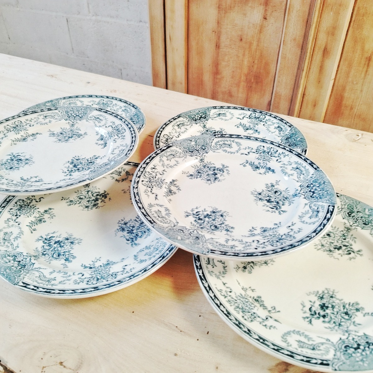 Série de 6 assiettes Longwy – Image 3