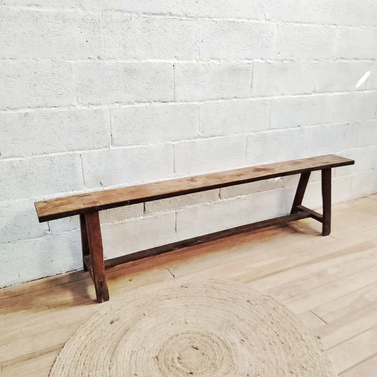 Banc de ferme ancien
