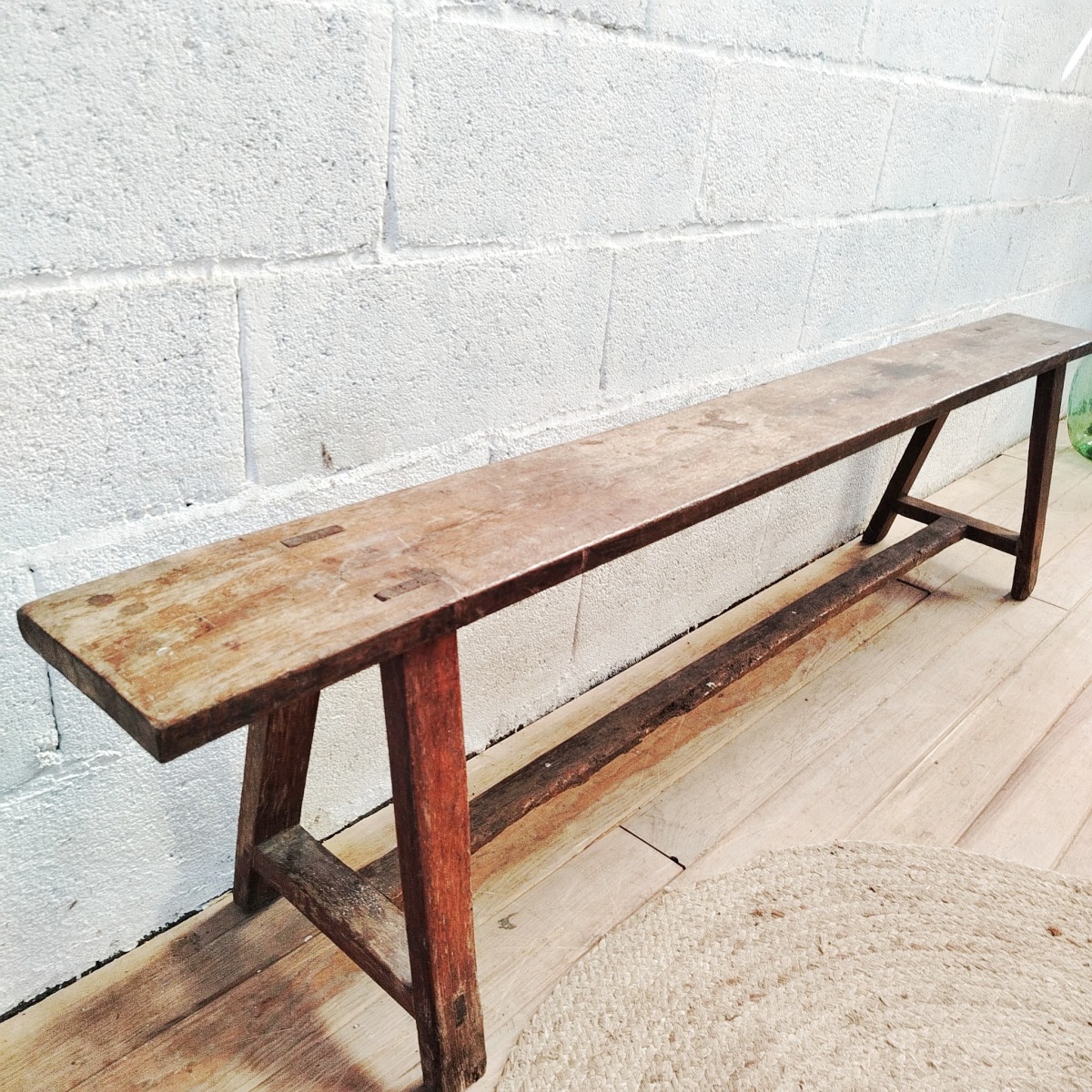 Banc de ferme ancien – Image 3