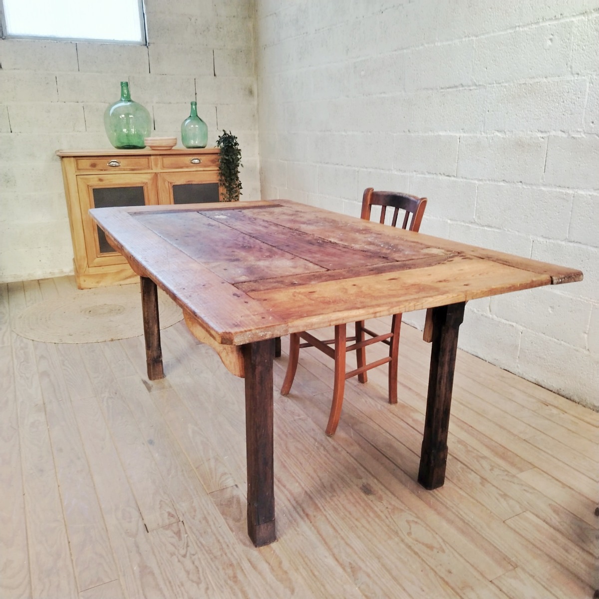 Table de boucherie ancienne