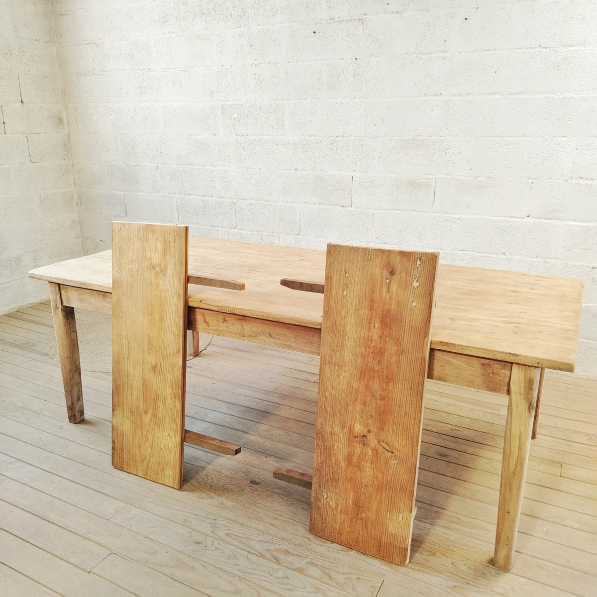 Table de ferme XXL à rallongess – Image 7