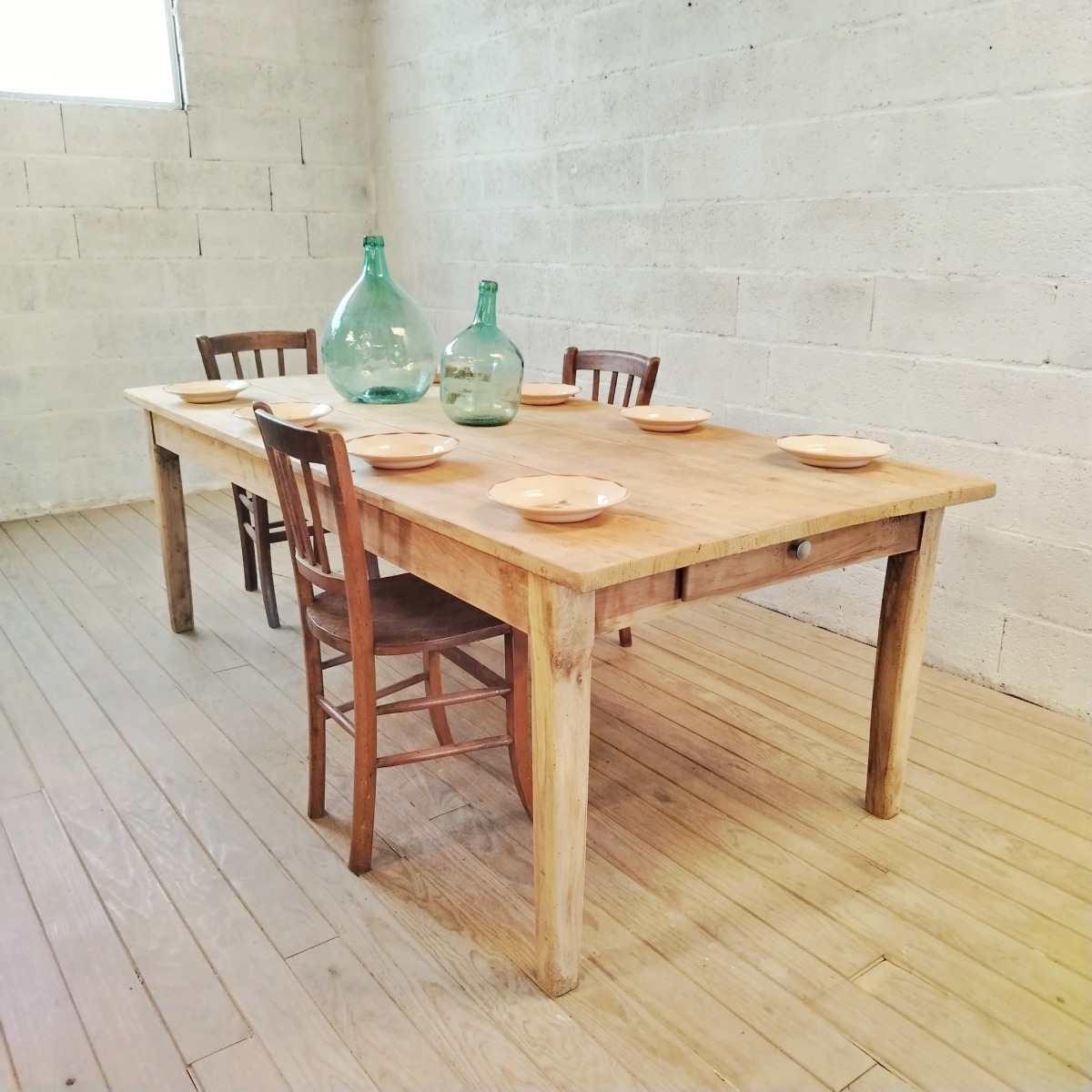 Table de ferme XXL à rallongess – Image 3