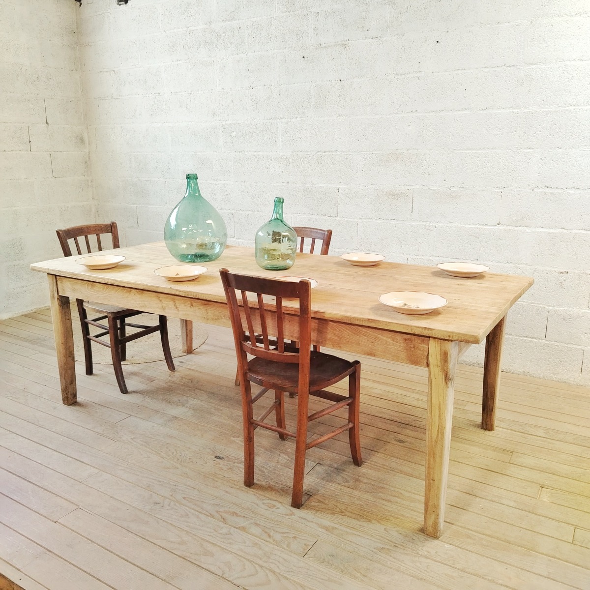 Table de ferme XXL à rallongess – Image 4