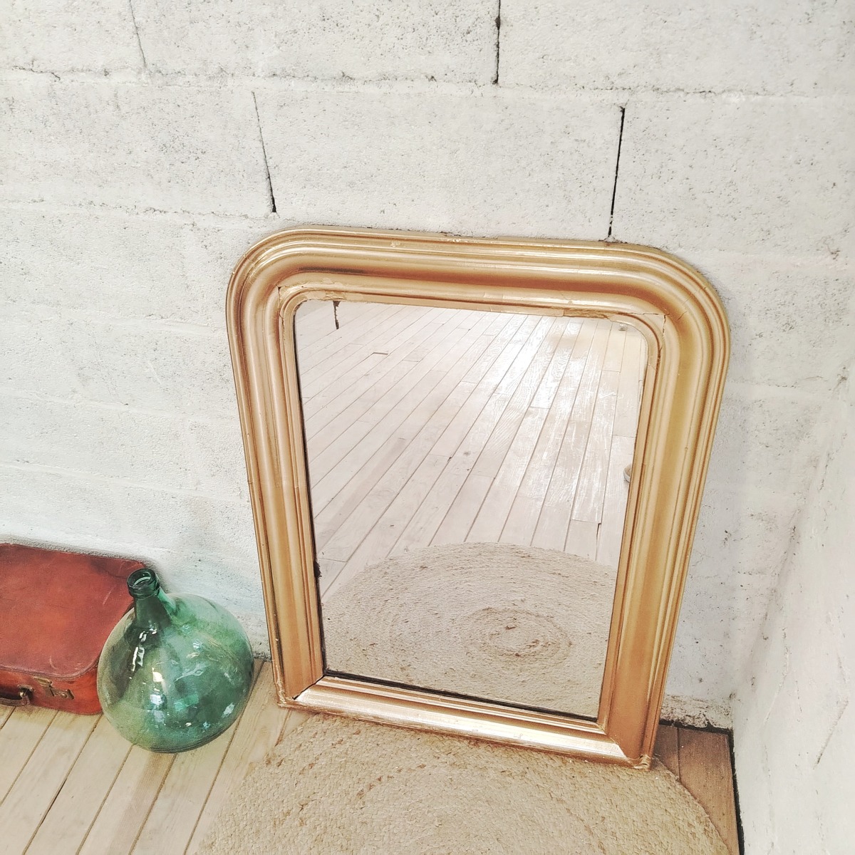 Miroir doré ancien – Image 3