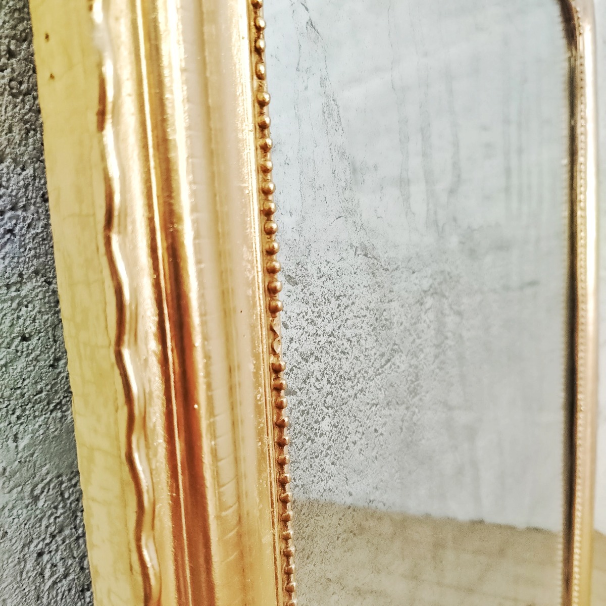 Miroir doré ancien – Image 3