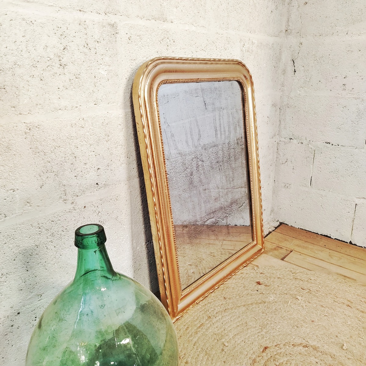 Miroir doré ancien – Image 2